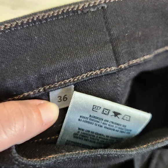 Citizens of Humanity Gage Classic Straight Leg Jeans Black Size 36x28 - Picture 5 of 10